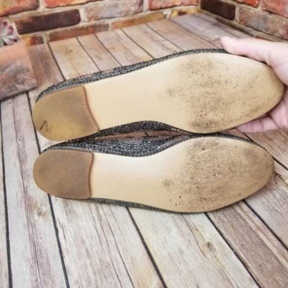 Steve Madden Conncord Blush Multi Studded Flat 8.5 - Picture 9 of 9